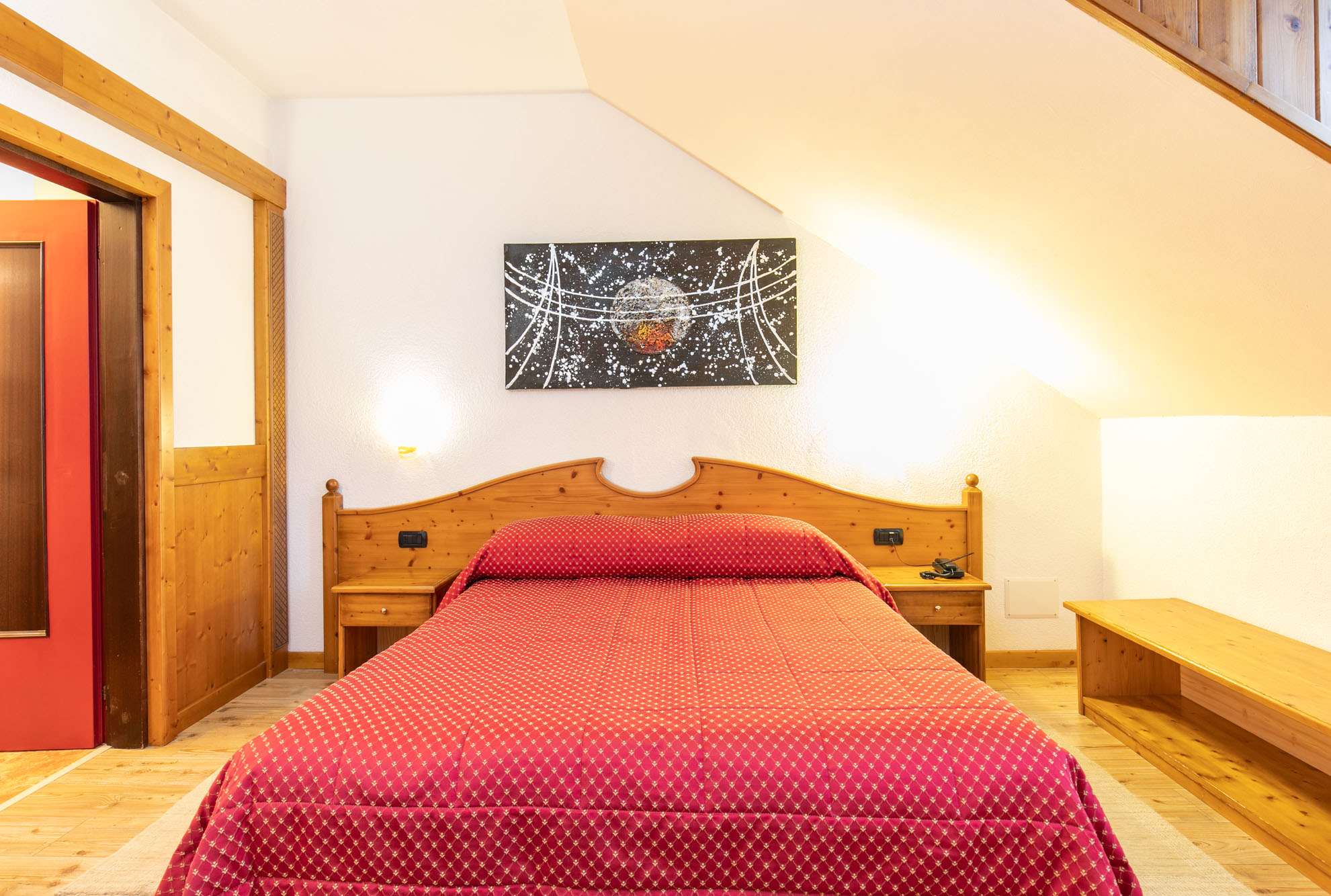 Top Suite su due piani di Grand Hotel des Alpes ideale fino a sei persone in centro a San Martino di Castrozza