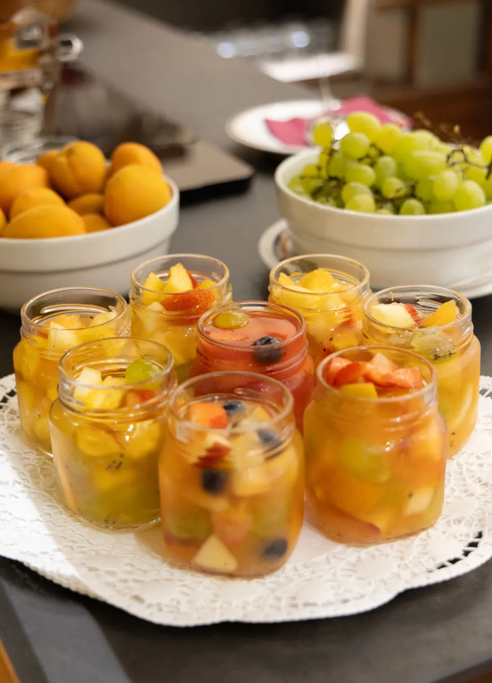 Macedonia e frutta a colazione