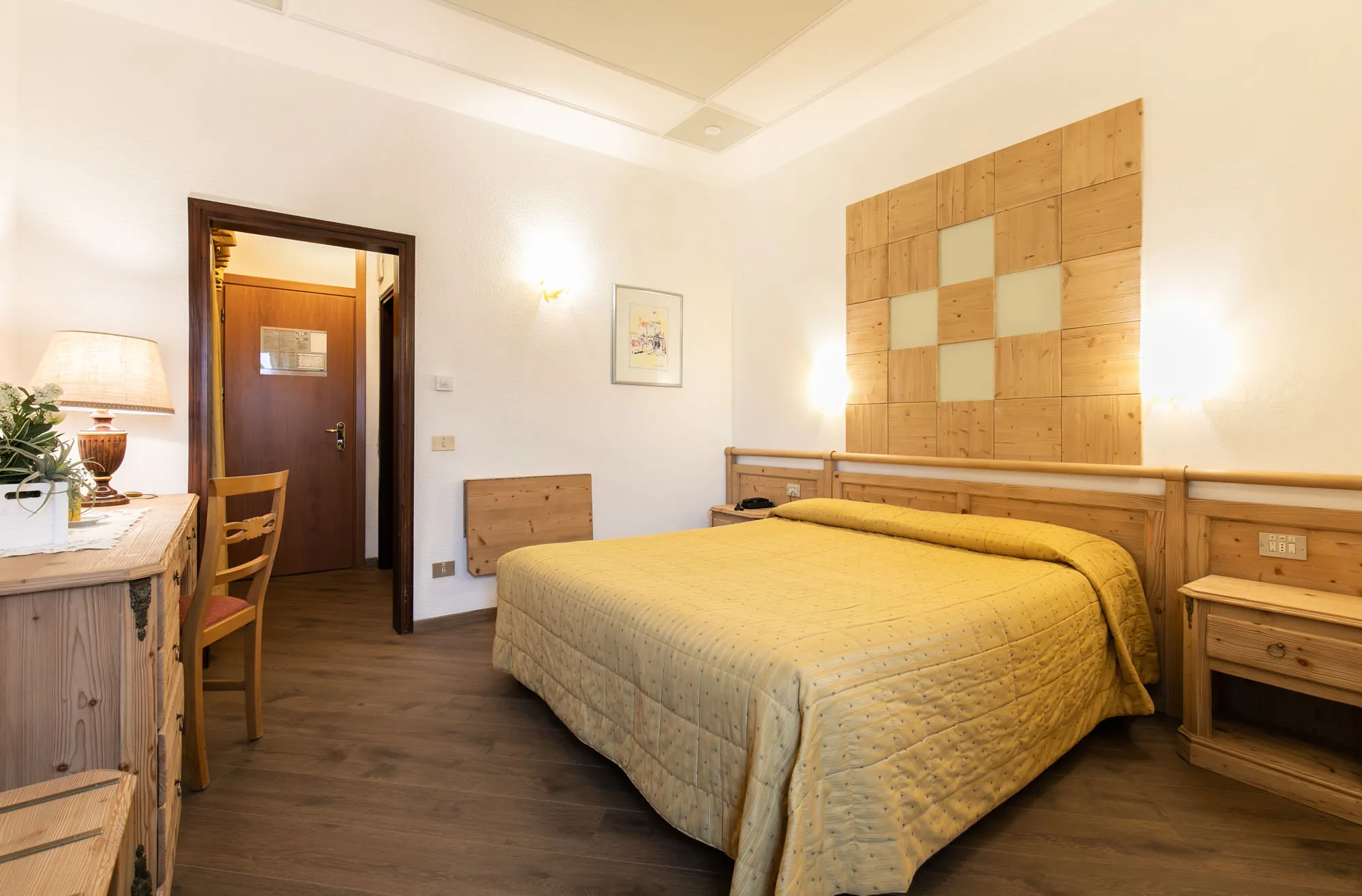 Camera Comfort Room per coppie, Grand Hotel des Alpes in centro a San Martino di Castrozza