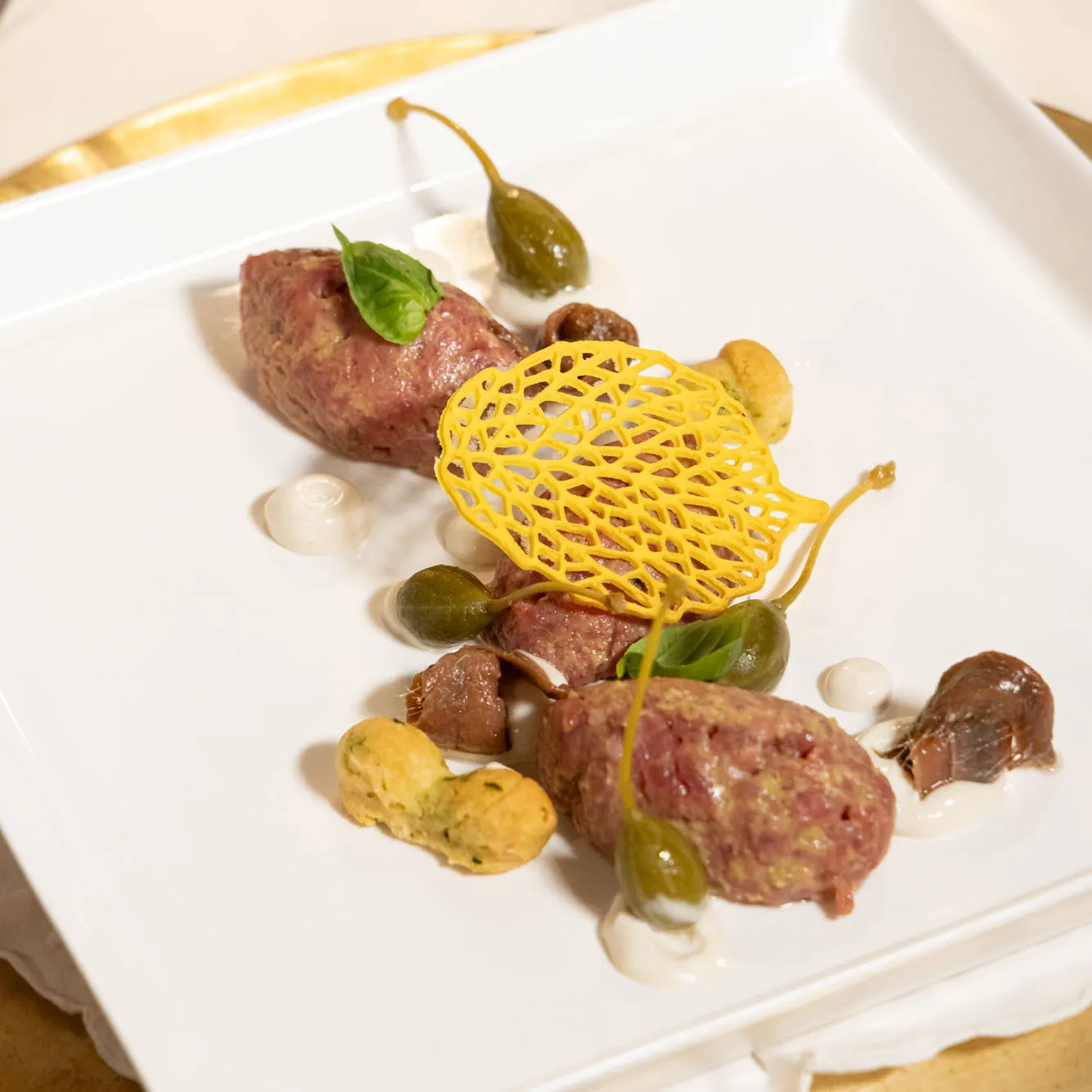 Secondo piatto di carne gourmet