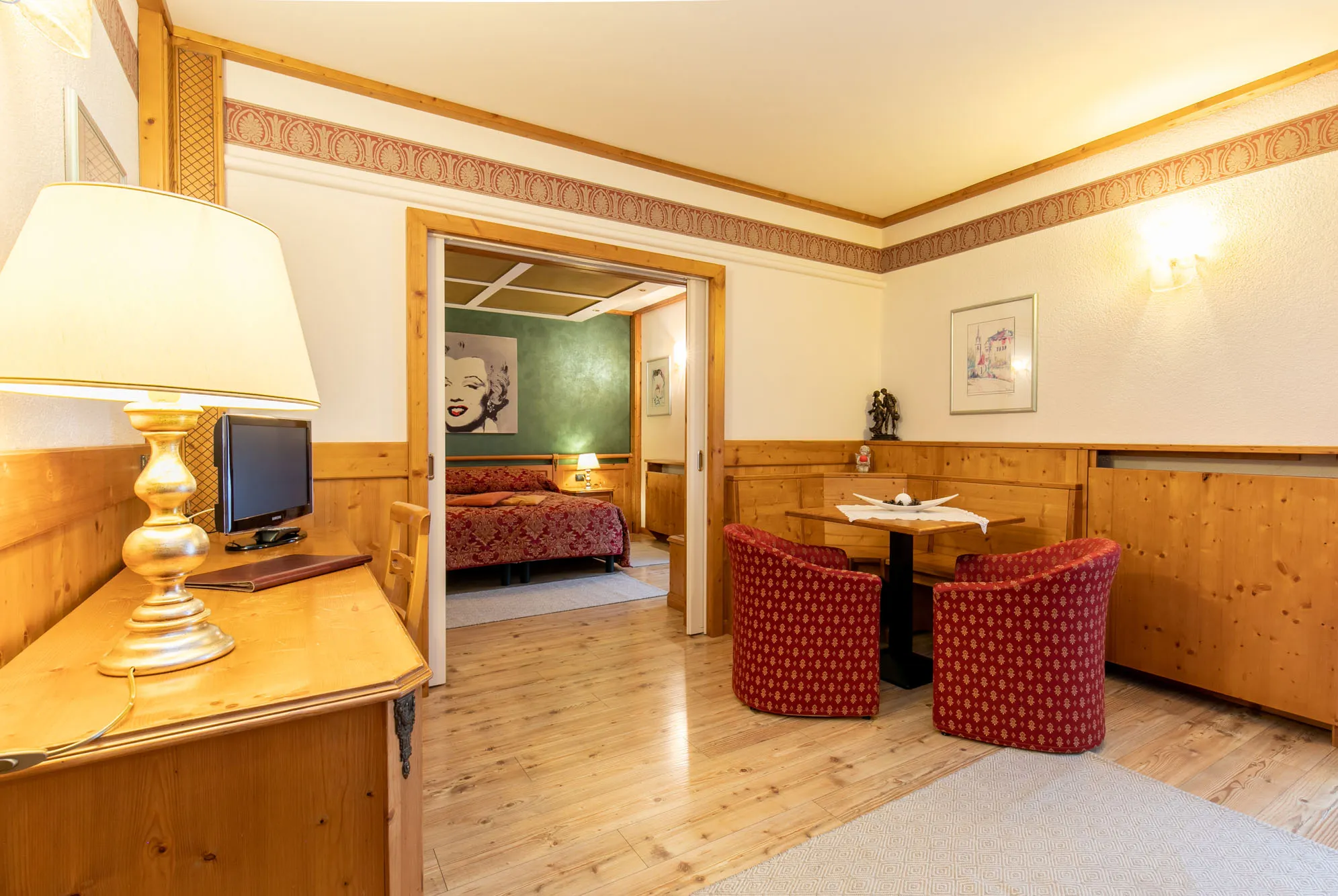 Soggiorno Suite Room Hotel Des Alpes San Martino di Castrozza