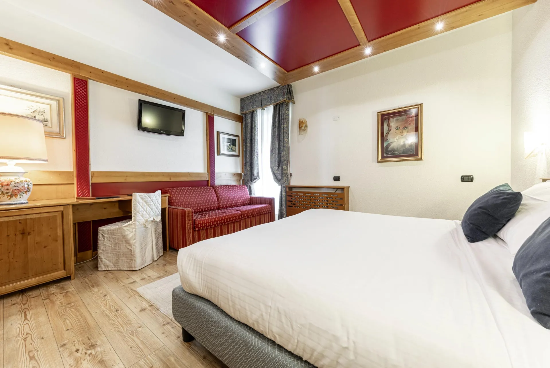 Top suite matrimoniale Hotel des Alpes San Martino di Castrozza